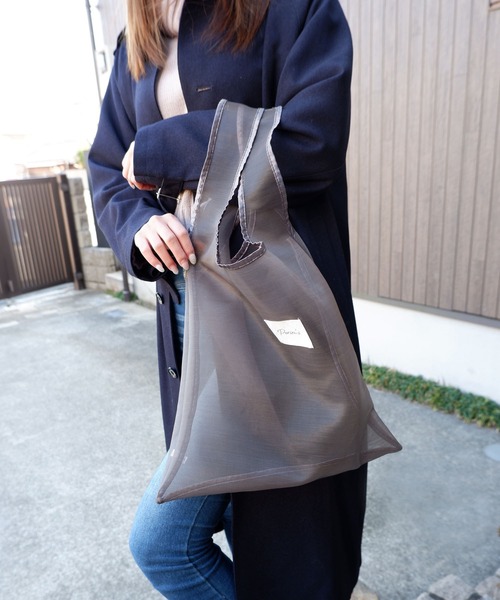 PERSON'S（パーソンズ）の「【PERSON'S】Pyping marchebag/パイピング マルシェバッグ/トートバッグ（トートバッグ・レディース・グレー/ブラック/ホワイト・FREE）」の11枚目の写真