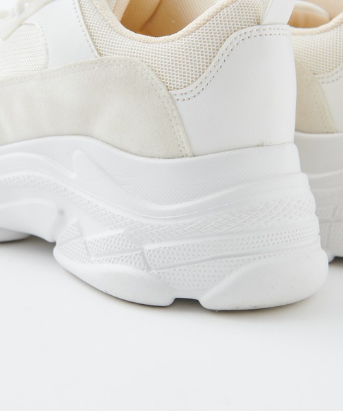 one after another NICE CLAUP（ワンアフターアナザーナイスクラップ）の「厚底スニーカー（スニーカー・レディース・ベージュ/オフホワイト・LL/S/M/L）」の17枚目の写真