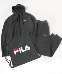 FILA（フィラ）の「FILA◆ジップパーカー×スウェットパンツ×巾着バック/3点セット/上下セットアップ（ルームウェア/パジャマ・レディース）」