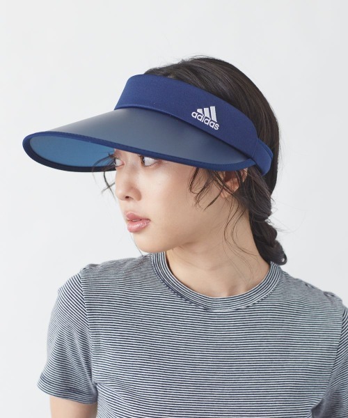 adidas（アディダス）の「【adidas】MAETATE CLIPVISOR / 【アディダス】マエタテ　UVカットクリップバイザー　オーバーライド（サンバイザー・レディース・ネイビー/ブラック・FREE）」の13枚目の写真
