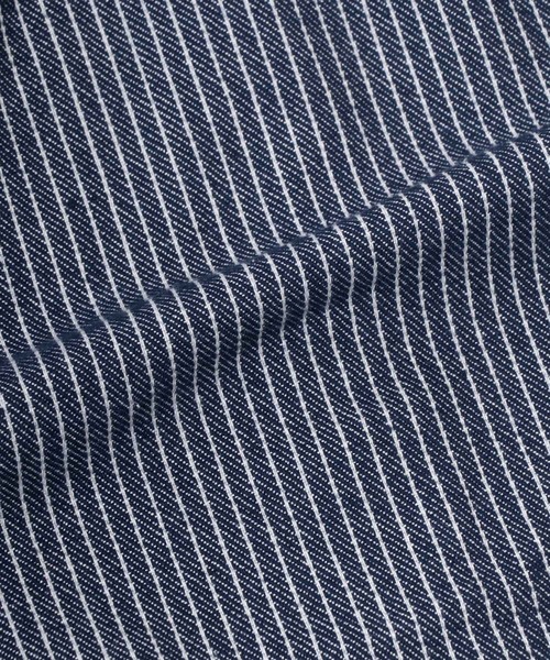 Dickies（ディッキーズ）の「Dickies/ディッキーズ オーバーサイズ ワークシャツ/CPOシャツ（シャツ/ブラウス・メンズ・ベージュ/ストライプ・M/L/XL）」の12枚目の写真