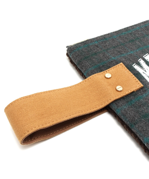 CIAOPANIC（チャオパニック）の「【Ciaopanic】チェックプリントクラッチ（クラッチバッグ・レディース・グレー/ネイビー/グリーン・0）」の8枚目の写真