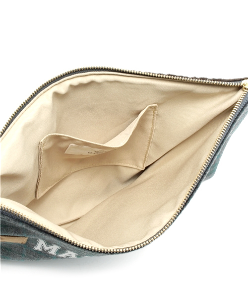 CIAOPANIC（チャオパニック）の「【Ciaopanic】チェックプリントクラッチ（クラッチバッグ・レディース・グレー/ネイビー/グリーン・0）」の9枚目の写真