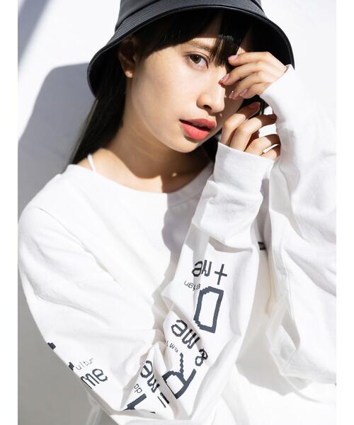 Honey Salon（ハニーサロン）の「CARD×ME ロンT（Tシャツ/カットソー・レディース・ブラック/ホワイト・FREE）」の15枚目の写真