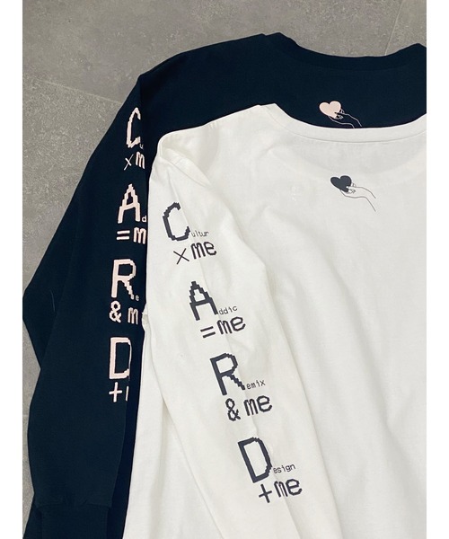Honey Salon（ハニーサロン）の「CARD×ME ロンT（Tシャツ/カットソー・レディース・ブラック/ホワイト・FREE）」の16枚目の写真