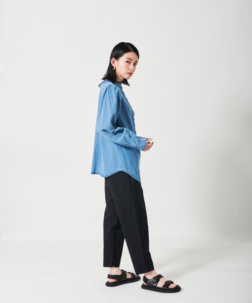 toucher du brise（トゥシェドブリーズ）の「２ＷＡＹ　デニムブラウス（シャツ/ブラウス・レディース・ネイビー/ブルー・M）」の11枚目の写真