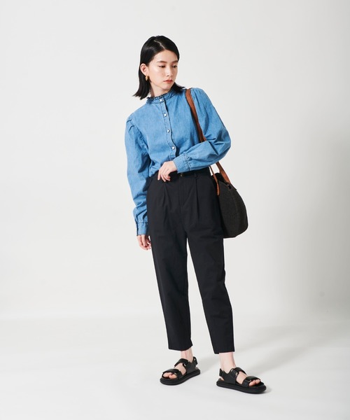 toucher du brise（トゥシェドブリーズ）の「２ＷＡＹ　デニムブラウス（シャツ/ブラウス・レディース・ネイビー/ブルー・M）」の7枚目の写真