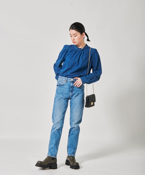 toucher du brise（トゥシェドブリーズ）の「２ＷＡＹ　デニムブラウス（シャツ/ブラウス・レディース・ネイビー/ブルー・M）」の19枚目の写真