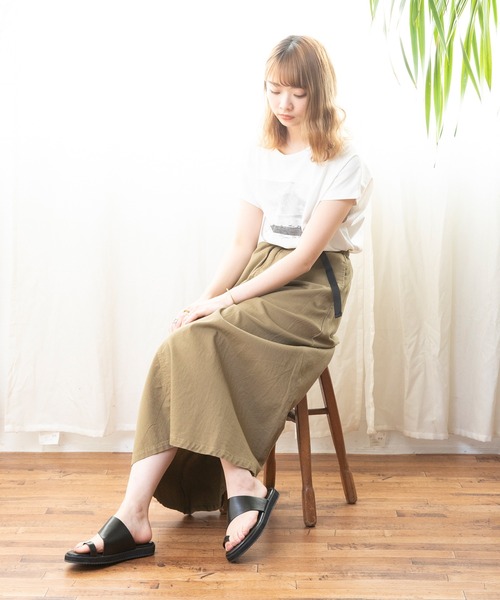 menue(メヌエ)の「ラウンドトゥフラット親指トングサンダル(サンダル・レディース・アイボリー/ゼブラ/ブラック・3L/S/LL/M/XS/L)」の20枚目の写真