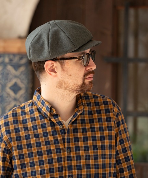 Mighty Shine（マイティシャイン）の「Mighty Shine / サージキャスケット / SERGE CASQUATTE（キャスケット・メンズ・グレー/ブラウン/ブラック/ベージュ・M/L）」の2枚目の写真