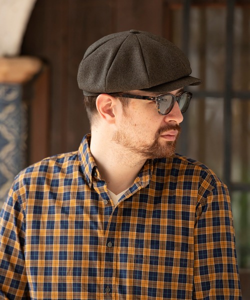 Mighty Shine（マイティシャイン）の「Mighty Shine / サージキャスケット / SERGE CASQUATTE（キャスケット・メンズ・グレー/ブラウン/ブラック/ベージュ・M/L）」の17枚目の写真