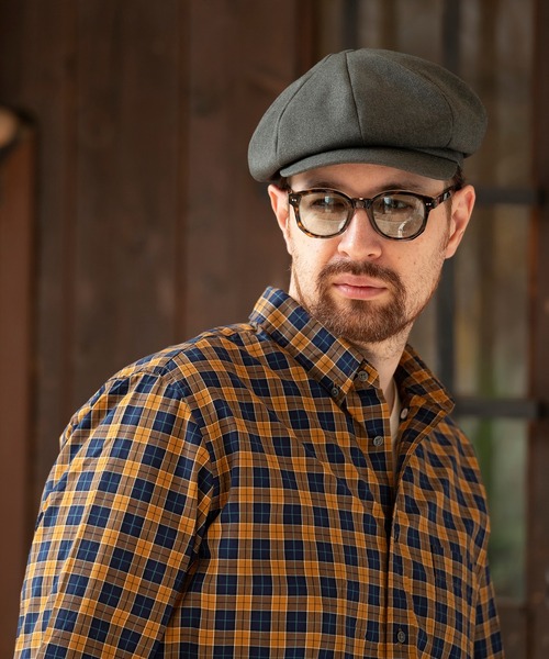 Mighty Shine（マイティシャイン）の「Mighty Shine / サージキャスケット / SERGE CASQUATTE（キャスケット・メンズ・グレー/ブラウン/ブラック/ベージュ・M/L）」の12枚目の写真