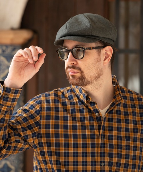 Mighty Shine（マイティシャイン）の「Mighty Shine / サージキャスケット / SERGE CASQUATTE（キャスケット・メンズ・グレー/ブラウン/ブラック/ベージュ・M/L）」の13枚目の写真