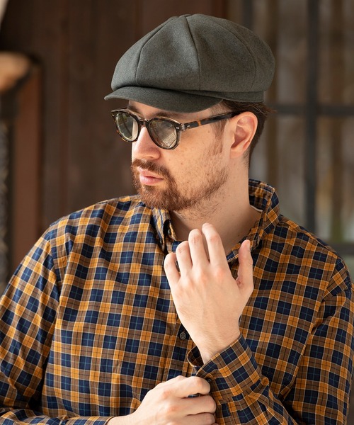 Mighty Shine（マイティシャイン）の「Mighty Shine / サージキャスケット / SERGE CASQUATTE（キャスケット・メンズ・グレー/ブラウン/ブラック/ベージュ・M/L）」の14枚目の写真