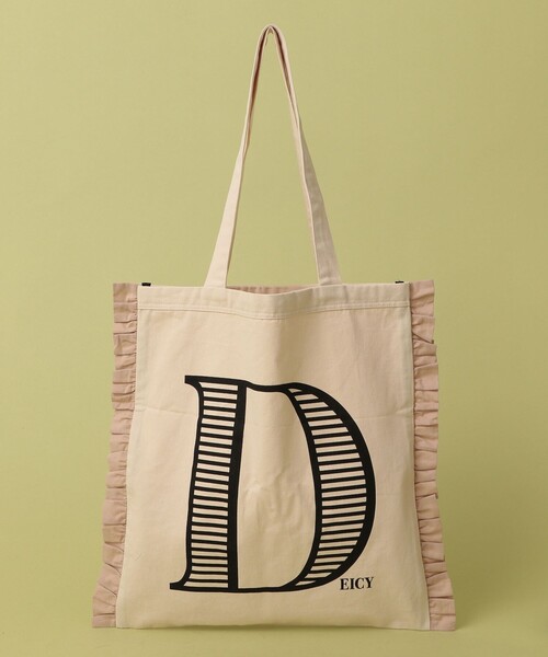DEICY（デイシー）の「２０ｔｈ　フリルトートバッグ（バックパック/リュック・レディース・ピンク/アイボリー・FREE）」の2枚目の写真