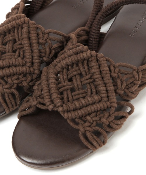 BAYFLOW（ベイフロー）の「マクラメサンダル（サンダル・レディース・ブラック/ブラウン/オフホワイト・SMALL/MEDIUM/LARGE）」の16枚目の写真