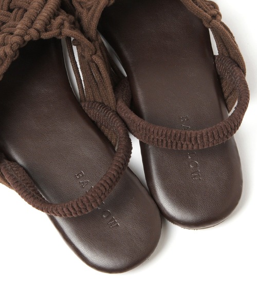 BAYFLOW（ベイフロー）の「マクラメサンダル（サンダル・レディース・ブラック/ブラウン/オフホワイト・SMALL/MEDIUM/LARGE）」の5枚目の写真