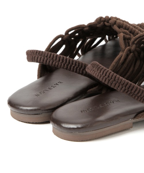 BAYFLOW（ベイフロー）の「マクラメサンダル（サンダル・レディース・ブラック/ブラウン/オフホワイト・SMALL/MEDIUM/LARGE）」の8枚目の写真