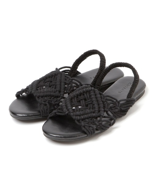 BAYFLOW（ベイフロー）の「マクラメサンダル（サンダル・レディース・ブラック/ブラウン/オフホワイト・SMALL/MEDIUM/LARGE）」の19枚目の写真