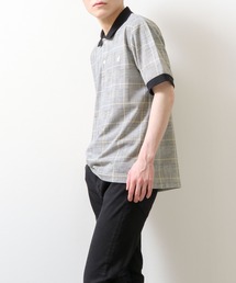 KANGOL（カンゴール）の「【KANGOL】 鹿の子 ワンポイント ロゴ 刺繍 半袖 ポロシャツ（ポロシャツ）」