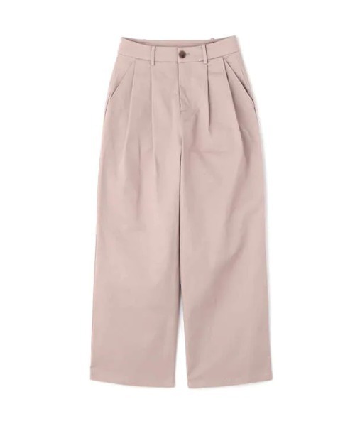 N.（N. Natural Beauty Basic）（エヌエヌナチュラルビューティーベーシック）の「【S Size Line】カラーチノワイドパンツ（チノパンツ・レディース・オフホワイト/ピンク・SMALL/MEDIUM）」の18枚目の写真