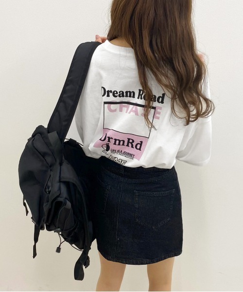 apres jour(アプレジュール)の「アソートスリット入りビッグT【ZOZOTOWN限定アイテム】(Tシャツ/カットソー・レディース・ブラック系その他/オフホワイト/サックスブルー/ホワイト系その他2/ラベンダー/ライトピンク/ホワイト系その他/ブラック/アイボリー/ミント・X-LARGE/フリー)」の2枚目の写真