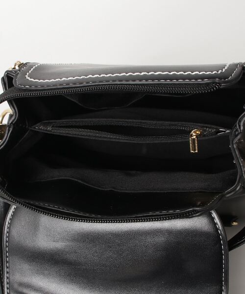 ARCANUM DESIGN（アルカナムデザイン）の「ARL 2WAY BAG（ショルダーバッグ・レディース・ブラック/ブラック系その他2/ライトピンク/ライトグレー・FREE）」の5枚目の写真