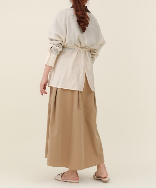 sakishimatokyo（サキシマトーキョー）の「サキシマamp「シアードルマンシャツジャケット」（ノーカラージャケット・レディース・ピンク/アイボリー/ブラック/ミント・FREE）」の11枚目の写真