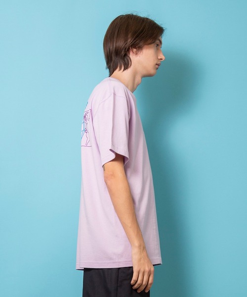 1/F(イチエフ)の「【1/F】プリントT EARTH(Tシャツ/カットソー・メンズ・ホワイト/パープル/ブラック・1/3/2)」の9枚目の写真
