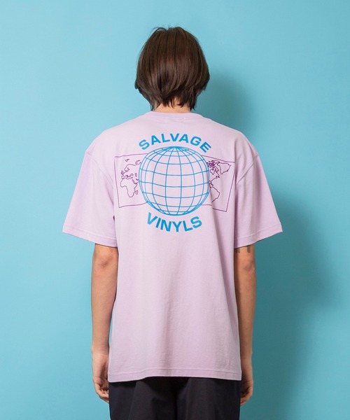 1/F(イチエフ)の「【1/F】プリントT EARTH(Tシャツ/カットソー・メンズ・ホワイト/パープル/ブラック・1/3/2)」の10枚目の写真