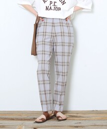 FREAK'S STORE | ▽【WEB限定】チェックテーパードパンツ(スラックス)