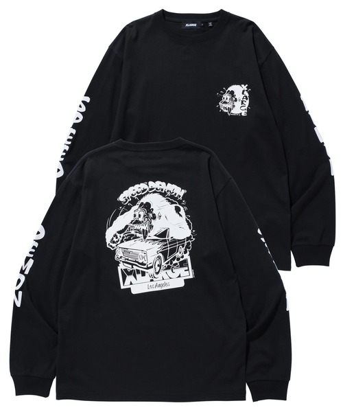XLARGE（エクストララージ）の「SPEED DEMON L/S TEE（Tシャツ/カットソー・メンズ・ホワイト/ネイビー/ブラック・XL/S/M/L）」の3枚目の写真