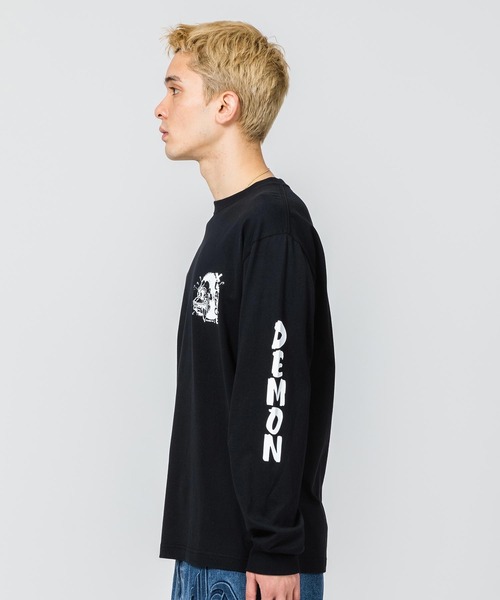 XLARGE（エクストララージ）の「SPEED DEMON L/S TEE（Tシャツ/カットソー・メンズ・ホワイト/ネイビー/ブラック・XL/S/M/L）」の5枚目の写真