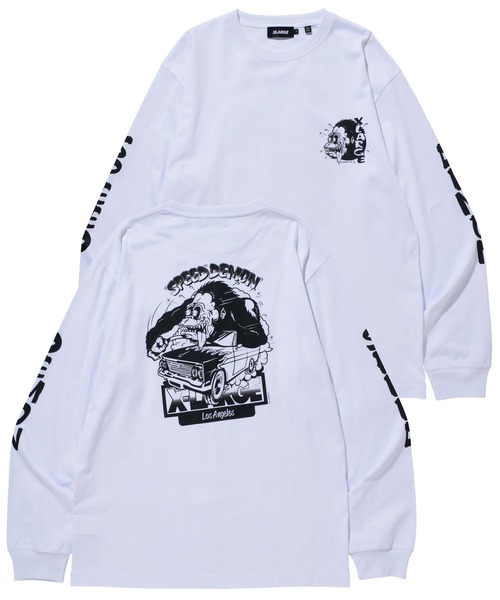 XLARGE（エクストララージ）の「SPEED DEMON L/S TEE（Tシャツ/カットソー・メンズ・ホワイト/ネイビー/ブラック・XL/S/M/L）」の19枚目の写真