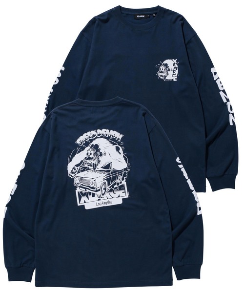 XLARGE（エクストララージ）の「SPEED DEMON L/S TEE（Tシャツ/カットソー・メンズ・ホワイト/ネイビー/ブラック・XL/S/M/L）」の21枚目の写真