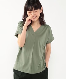 接触冷感Vネックプルオーバー
