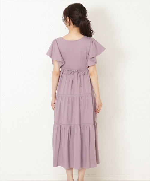 WILLSELECTION(ウィルセレクション)の「シャーリングリボンカットワンピース(ワンピース・レディース・ラベンダー/カーキ/ブラック・MEDIUM)」の19枚目の写真