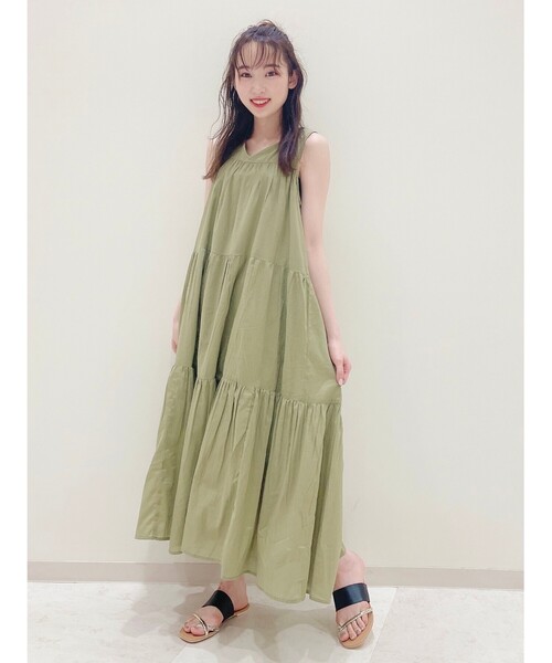 DRESKIP（ドレスキップ）の「◆ラインメタルペタンコサンダル（サンダル・レディース・ブラック/オフホワイト/ブラウン系・35/45/25）」の9枚目の写真