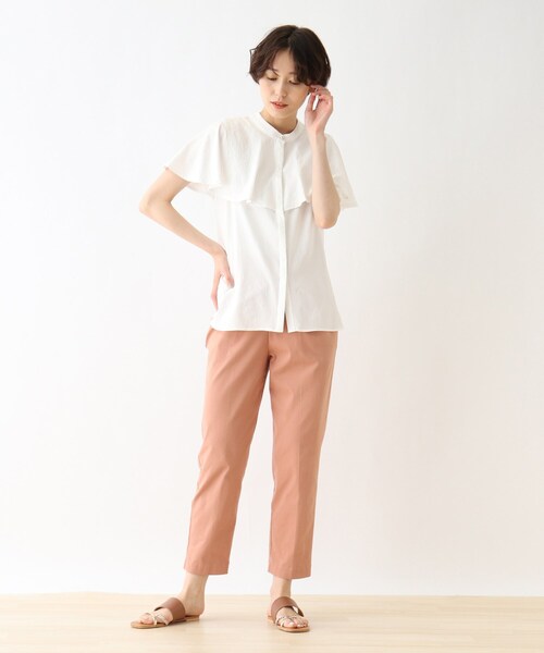 DRESKIP（ドレスキップ）の「◆ラインメタルペタンコサンダル（サンダル・レディース・ブラック/オフホワイト/ブラウン系・35/45/25）」の17枚目の写真