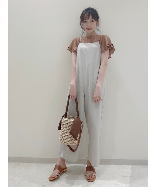 DRESKIP（ドレスキップ）の「◆ラインメタルペタンコサンダル（サンダル・レディース・ブラック/オフホワイト/ブラウン系・35/45/25）」の18枚目の写真