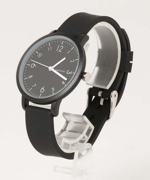 SETUP7（セットアップセブン）の「【SETUP7】生活防水 シリコンバンドカジュアルウォッチ アナログ時計 大 YM007 FW（アナログ腕時計・レディース・ホワイト/ブラック/グレー/ピンク/ブルー・FREE）」の8枚目の写真