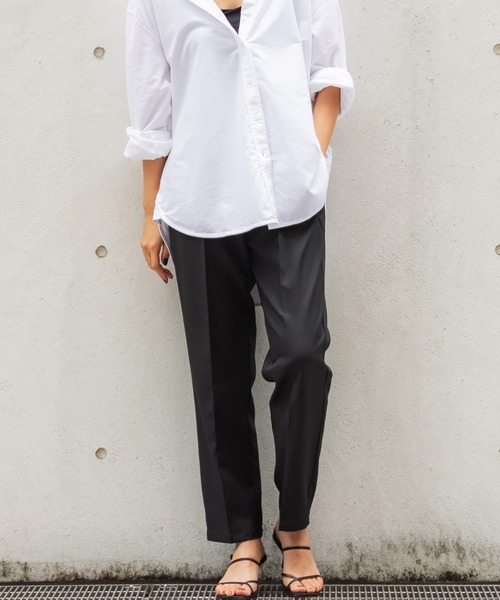 coca(coca)(コカ)の「テーパードパンツ(その他パンツ・レディース・ブラック/ベージュ/パープル/ブラウン/グリーン/マスタード・M/L)」の2枚目の写真