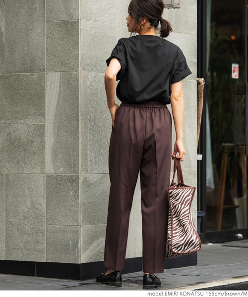 coca(coca)(コカ)の「テーパードパンツ(その他パンツ・レディース・ブラック/ベージュ/パープル/ブラウン/グリーン/マスタード・M/L)」の9枚目の写真