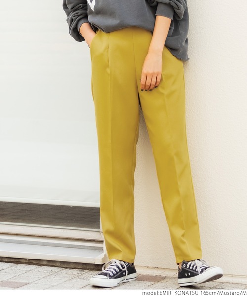 coca(coca)(コカ)の「テーパードパンツ(その他パンツ・レディース・ブラック/ベージュ/パープル/ブラウン/グリーン/マスタード・M/L)」の21枚目の写真