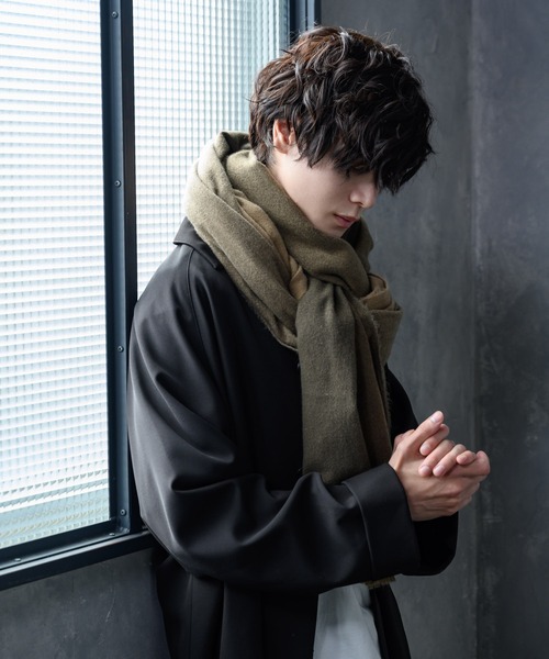 KUUUPY（クーピー）の「Volume Muffler - ボリュームマフラー（マフラー・メンズ・グレー/モカ・FREE）」の11枚目の写真