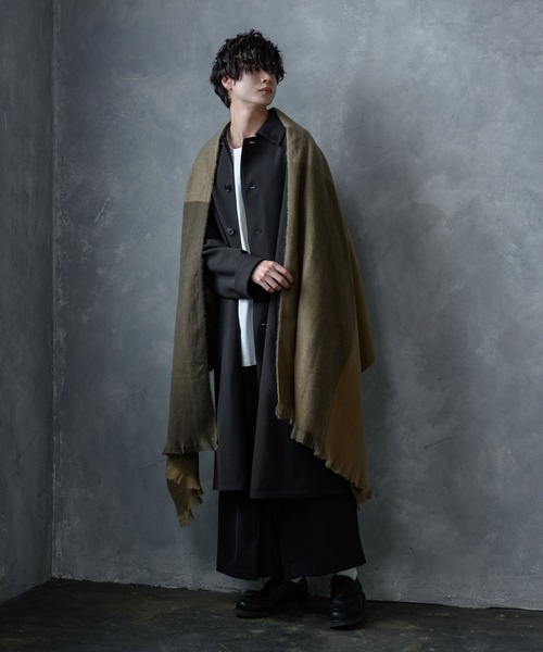 KUUUPY（クーピー）の「Volume Muffler - ボリュームマフラー（マフラー・メンズ・グレー/モカ・FREE）」の7枚目の写真