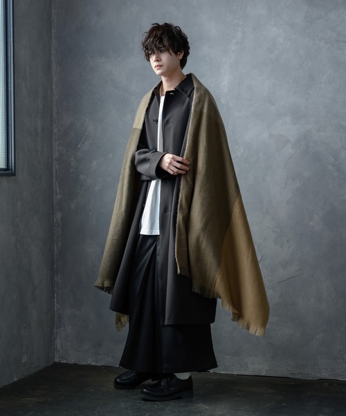 KUUUPY（クーピー）の「Volume Muffler - ボリュームマフラー（マフラー・メンズ・グレー/モカ・FREE）」の14枚目の写真