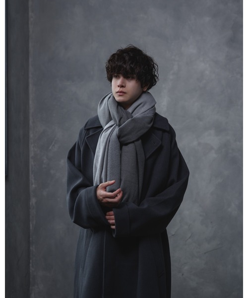 KUUUPY（クーピー）の「Volume Muffler - ボリュームマフラー（マフラー・メンズ・グレー/モカ・FREE）」の8枚目の写真