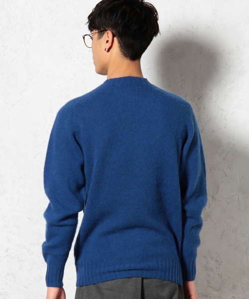 green label relaxing（グリーンレーベルリラクシング）の「[ジョンタロック] JOHN TULLOCH SHAGGYSHLT ニット ◆（ニット/セーター・メンズ・ホワイト/ケリー/コバルトブルー/ネイビー/グレー/ベージュ/ワインレッド/イエロー・36/40/38）」の17枚目の写真