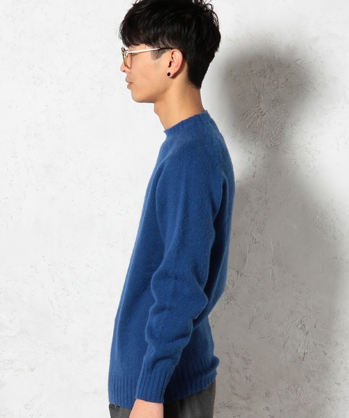 green label relaxing（グリーンレーベルリラクシング）の「[ジョンタロック] JOHN TULLOCH SHAGGYSHLT ニット ◆（ニット/セーター・メンズ・ホワイト/ケリー/コバルトブルー/ネイビー/グレー/ベージュ/ワインレッド/イエロー・36/40/38）」の12枚目の写真